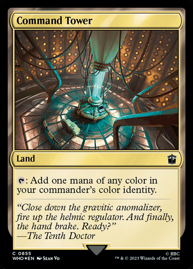 Command Tower, Doctor Who Card Art