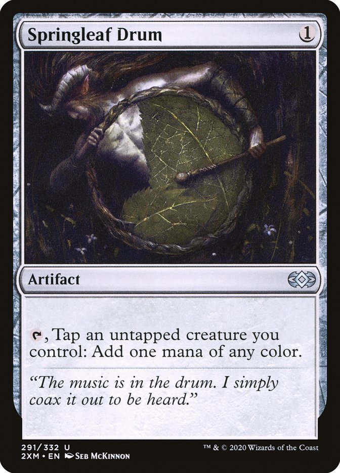 Springleaf Drum, Double Masters Card Art