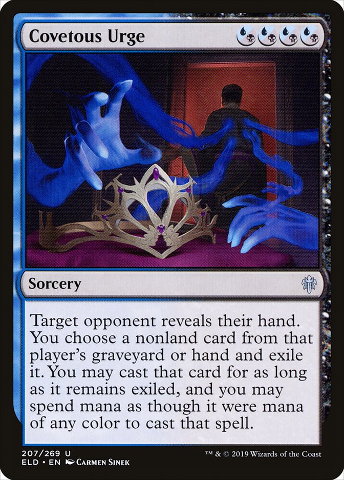 Covetous Urge, Throne of eldraine Card Art