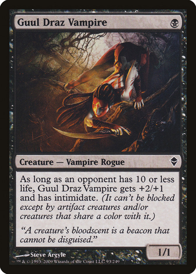 Guul Draz Vampire, Zendikar Card Art