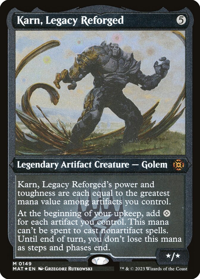 Karn, Legacy Reforged - Etched Foil