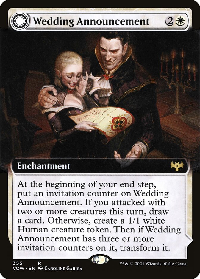 Wedding Announcement // Wedding Festivity, Innistrad: Crimson Vow Card Art