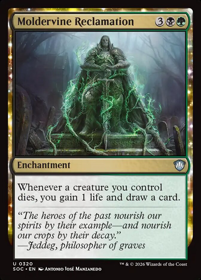 Moldervine Reclamation, Secrets Of Strixhaven Commander Card Art