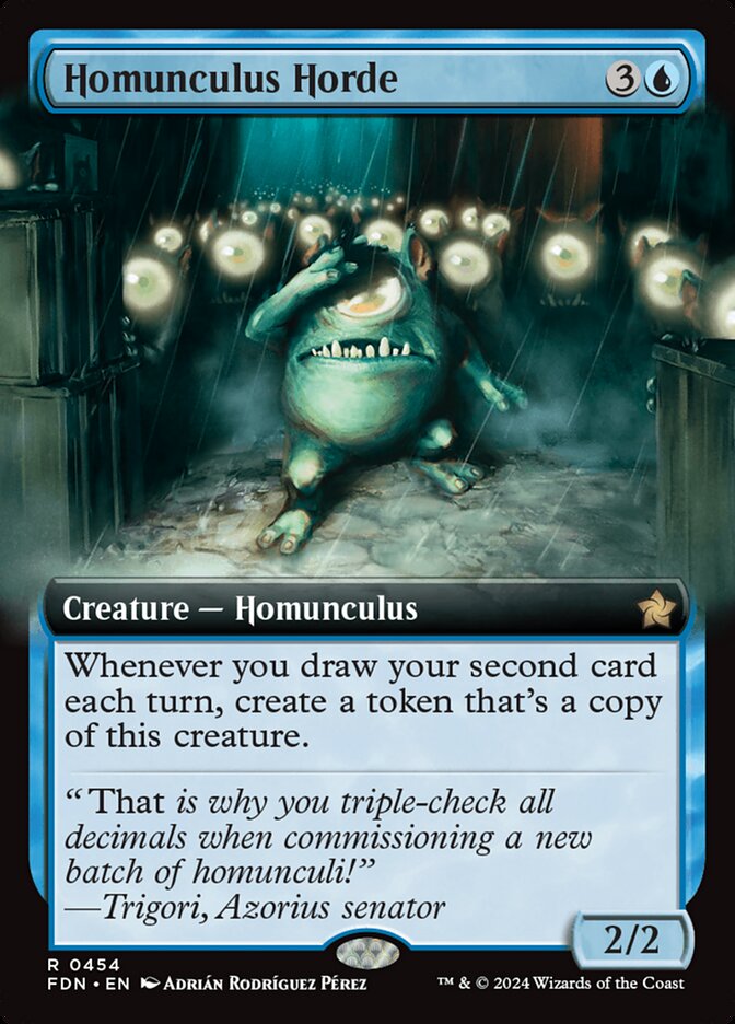 Homunculus Horde, Foundations Card Art
