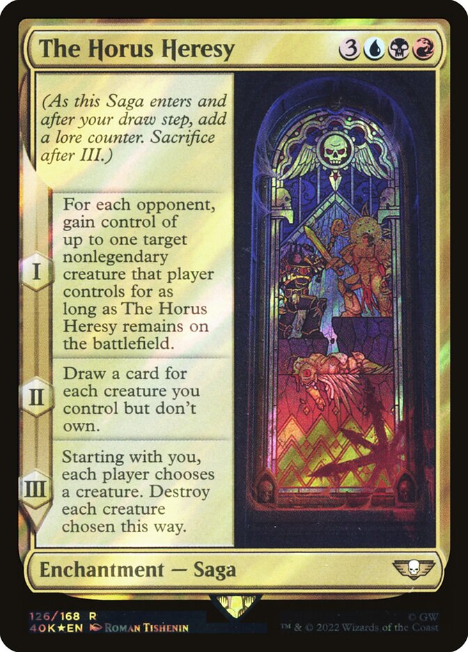 The Horus Heresy, Warhammer 40,000 Commander Card Art