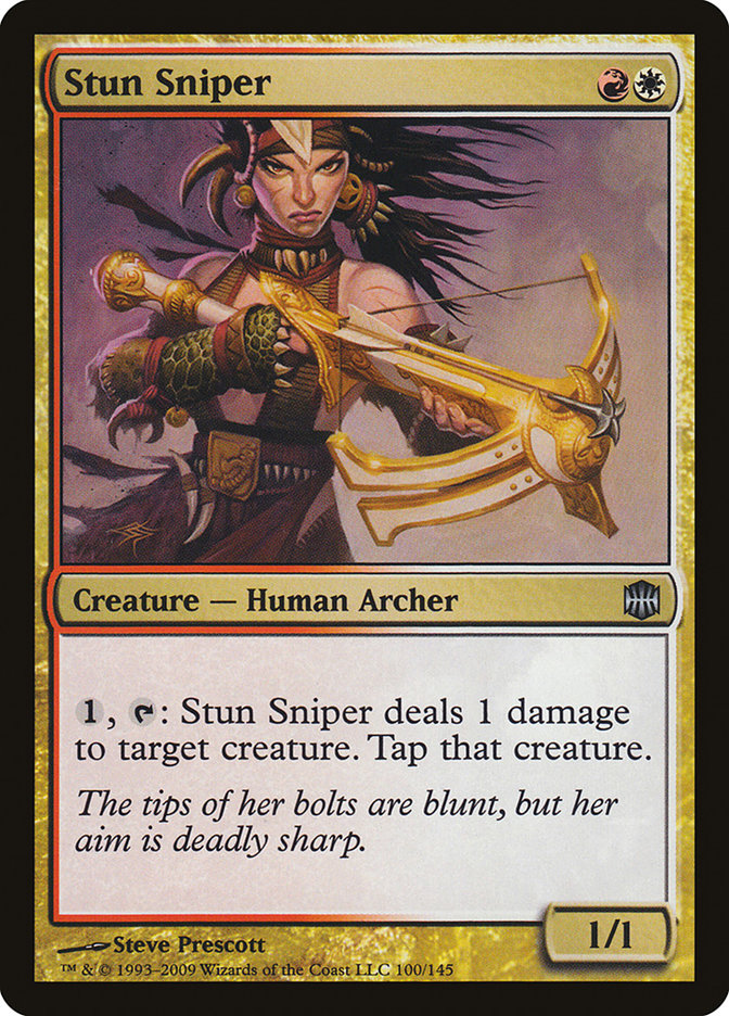 Stun Sniper, Alara Reborn Card Art