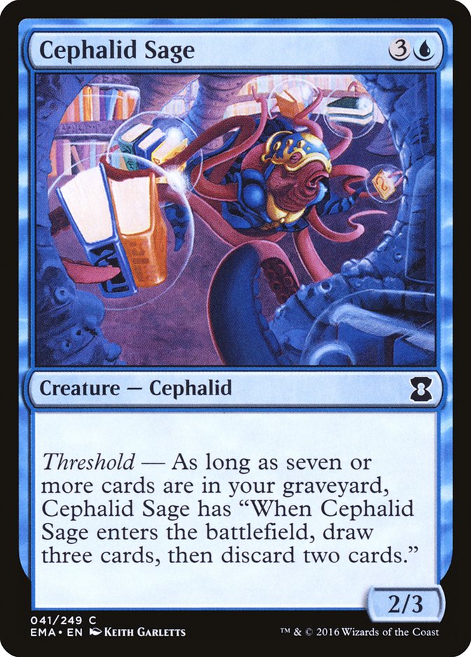 Cephalid Sage, Eternal masters Card Art