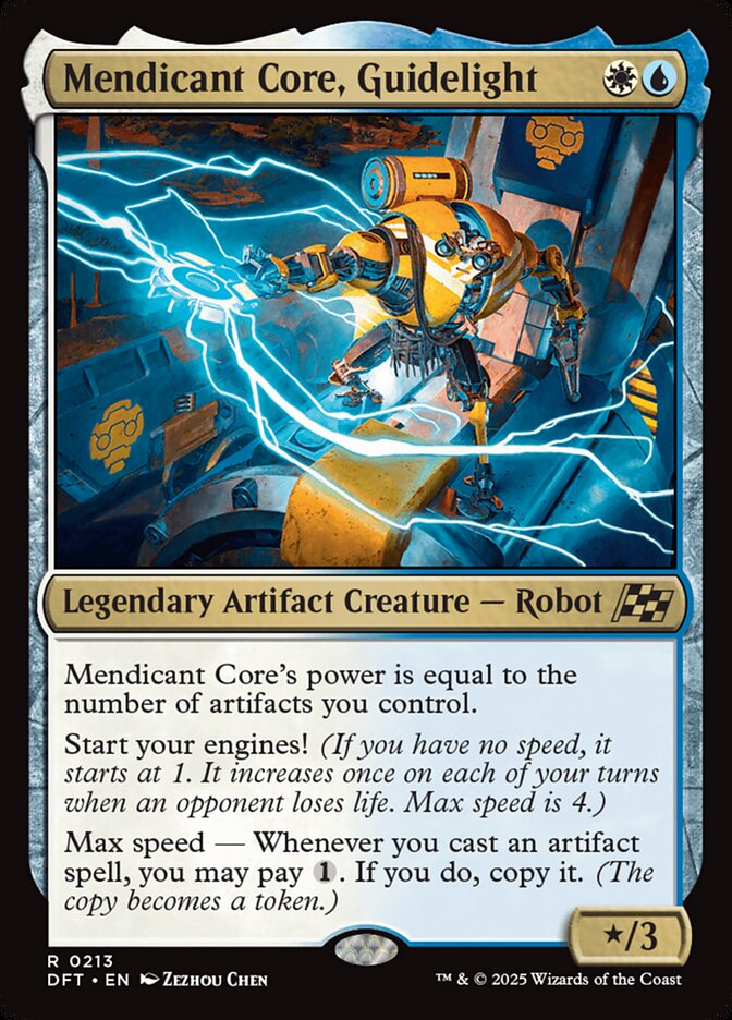 Mendicant Core, Guidelight, Aetherdrift Card Art