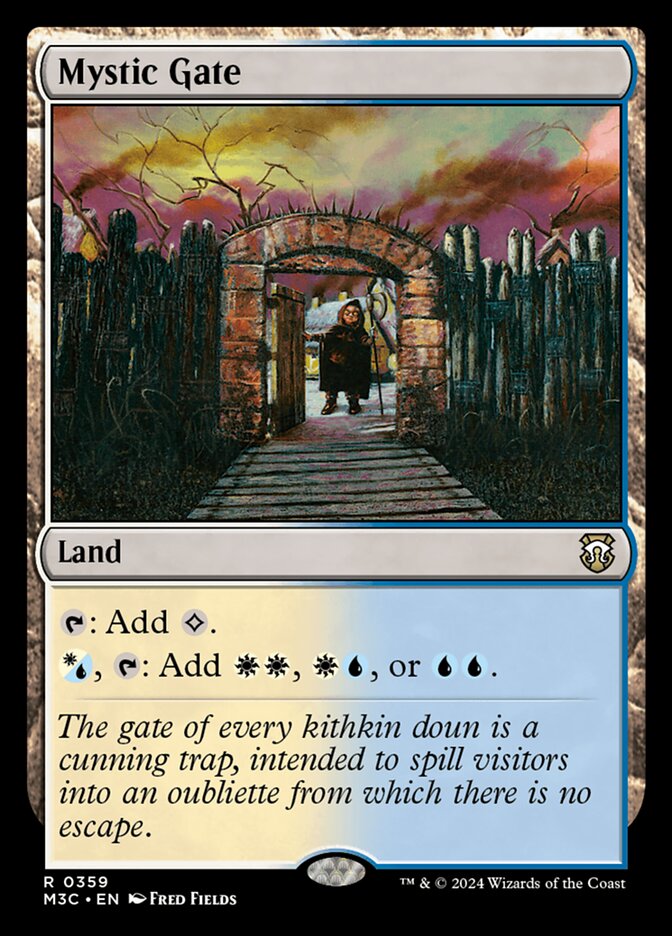 Mystic Gate, Modern horizons 3 commander Card Art