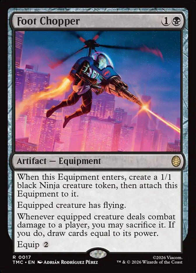 Foot Chopper, Teenage Mutant Ninja Turtles Eternal Card Art