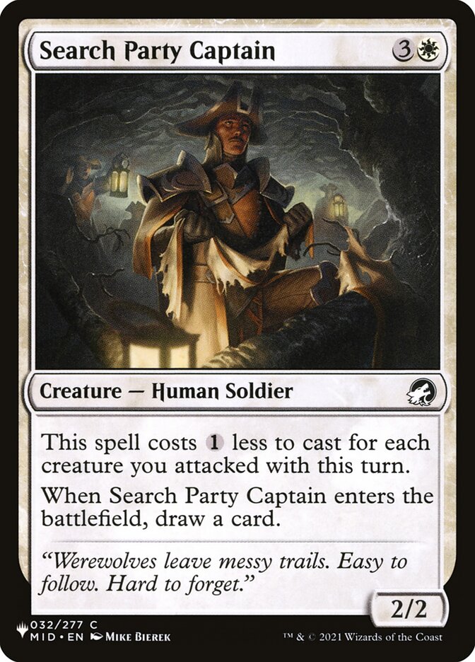 Search Party Captain, The List Card Art