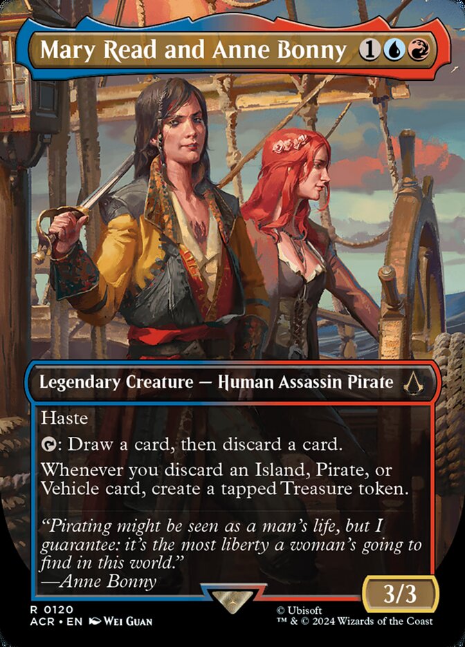 Mary Read and Anne Bonny, Assassin'S Creed Card Art