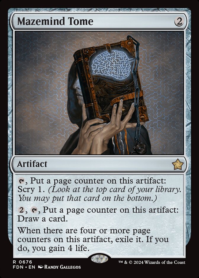 Mazemind Tome, Foundations Card Art