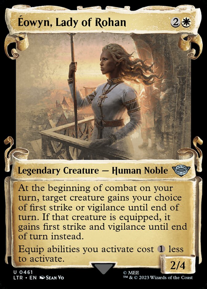 Éowyn, Lady of Rohan, The lord of the rings: tales of middle-earth Card Art