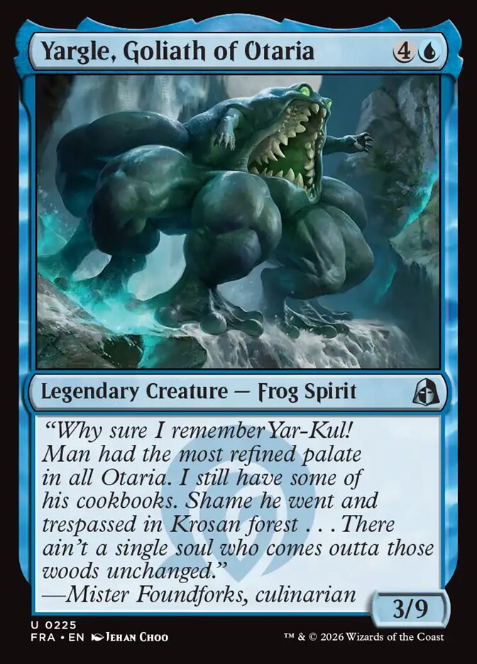Yargle, Goliath of Otaria, Reality Fracture Card Art