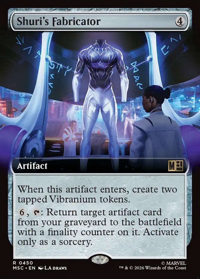 Shuri's Fabricator, Marvel Super Heroes Commander Card Art