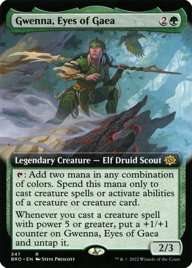 Gwenna, Eyes of Gaea, The Brothers' War Card Art