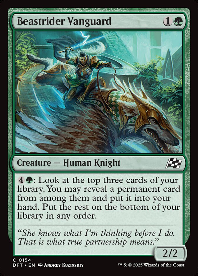 Beastrider Vanguard, Aetherdrift Card Art