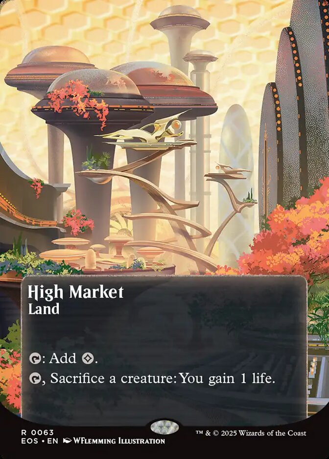 High Market, Edge Of Eternities: Stellar Sights Card Art