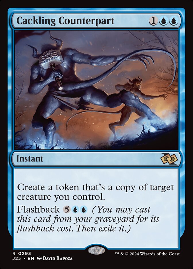 Cackling Counterpart, Foundations jumpstart Card Art