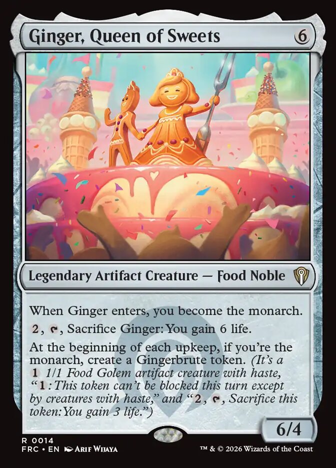 Ginger, Queen of Sweets, Reality Fracture Commander Card Art