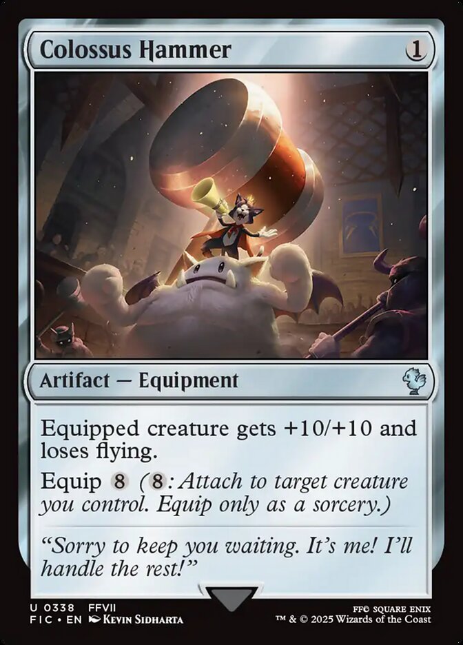 Colossus Hammer, Final fantasy commander Card Art