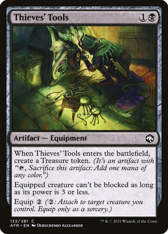 Thieves' Tools, Adventures in the forgotten realms Card Art