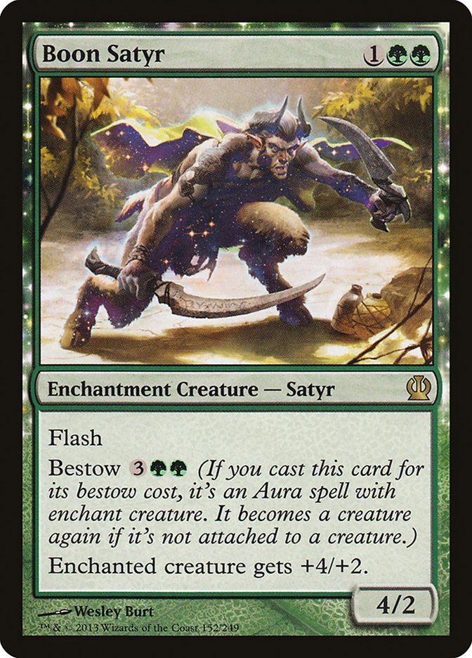 Boon Satyr, Theros Card Art
