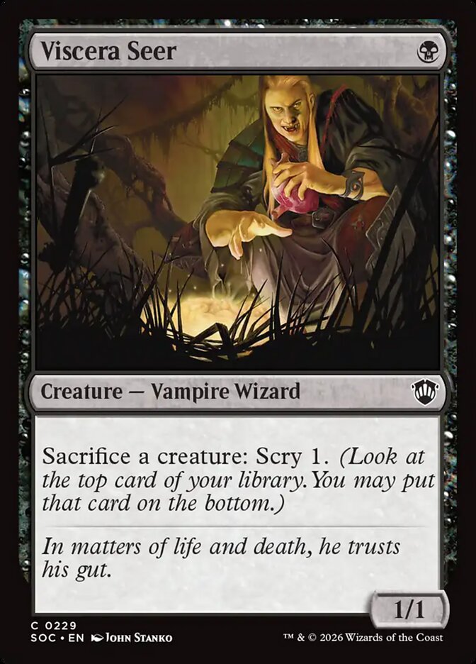 Viscera Seer, Secrets Of Strixhaven Commander Card Art