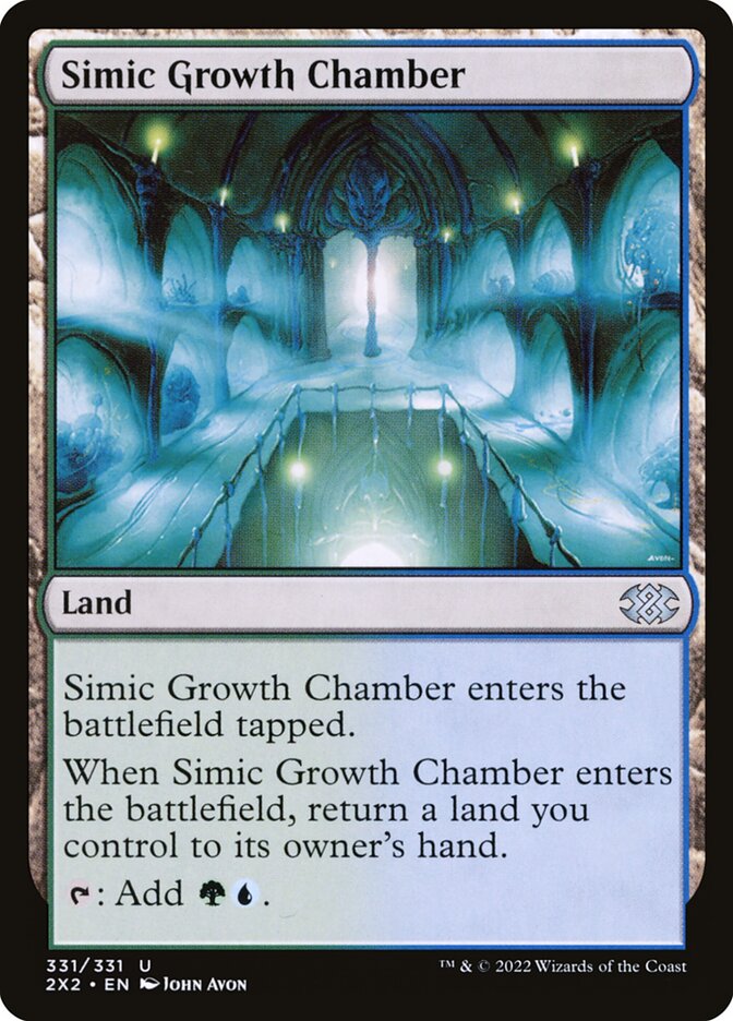 Simic Growth Chamber, Double Masters 2022 Card Art