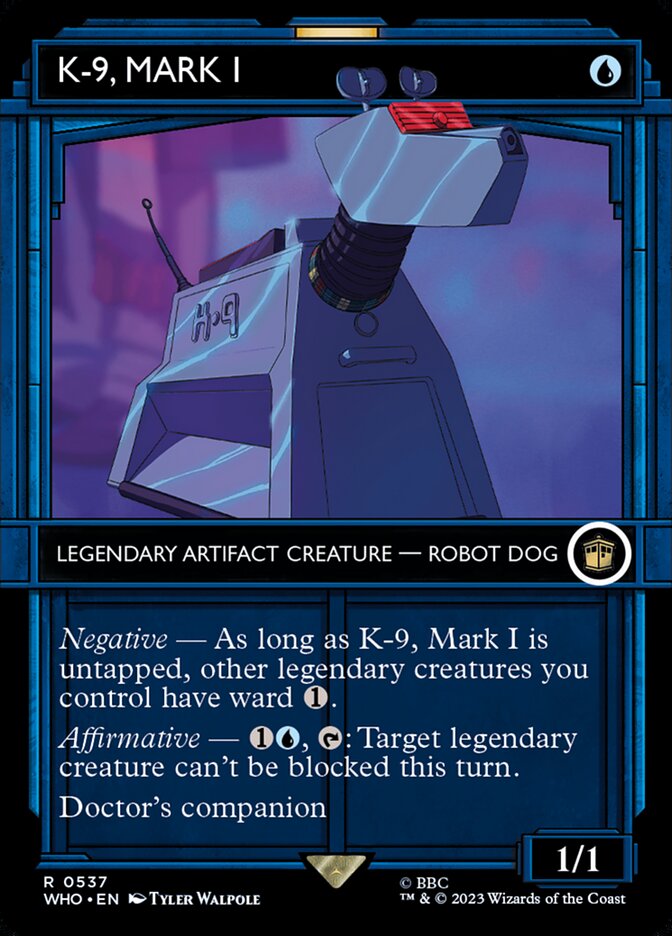 K-9, Mark I, Doctor Who Card Art