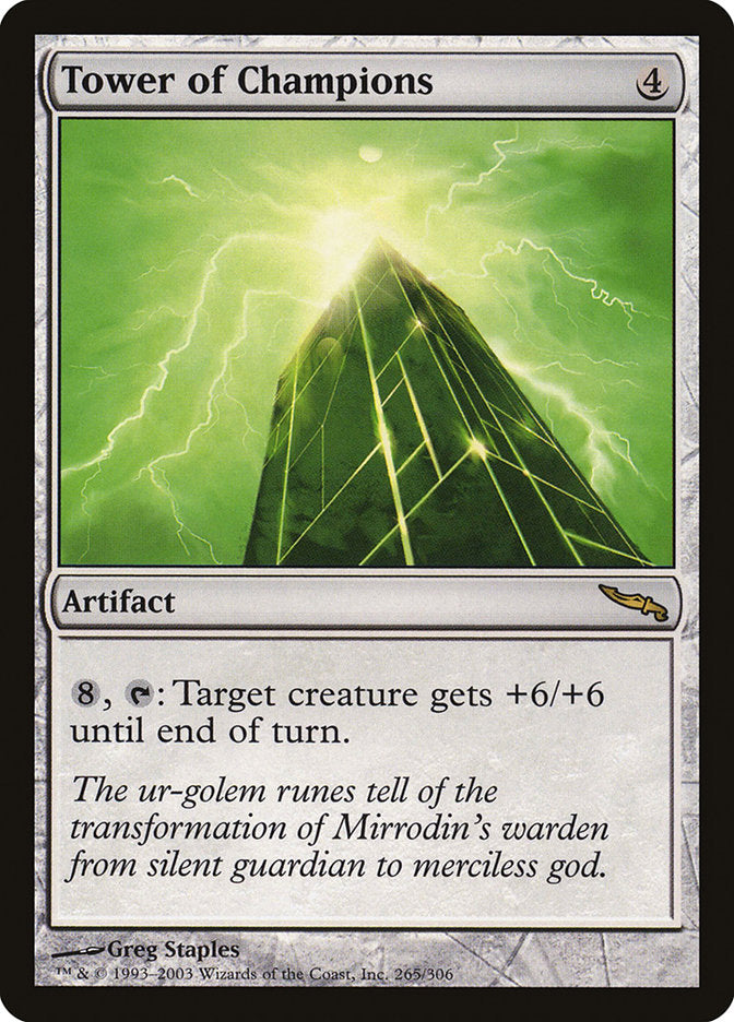 Tower of Champions, Mirrodin Card Art