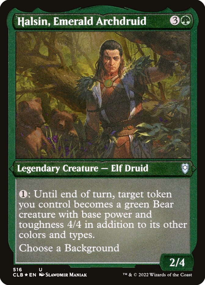 Halsin, Emerald Archdruid - Etched Foil