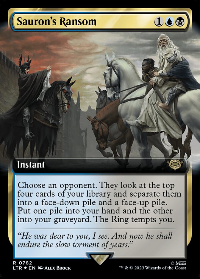 Sauron's Ransom, The Lord Of The Rings: Tales Of Middle-Earth Card Art