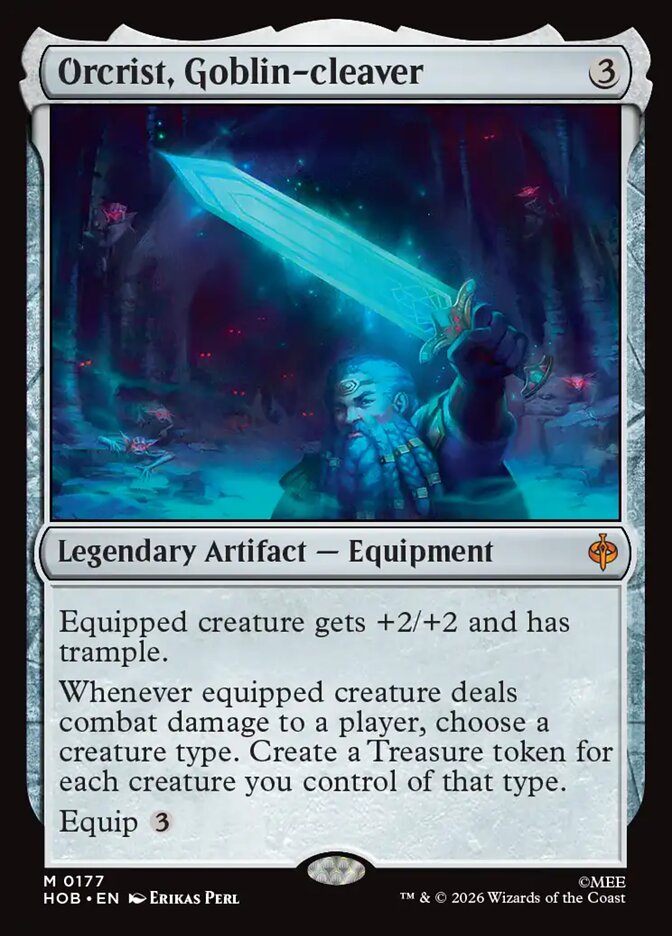 Orcrist, Goblin-cleaver, The Hobbit Card Art