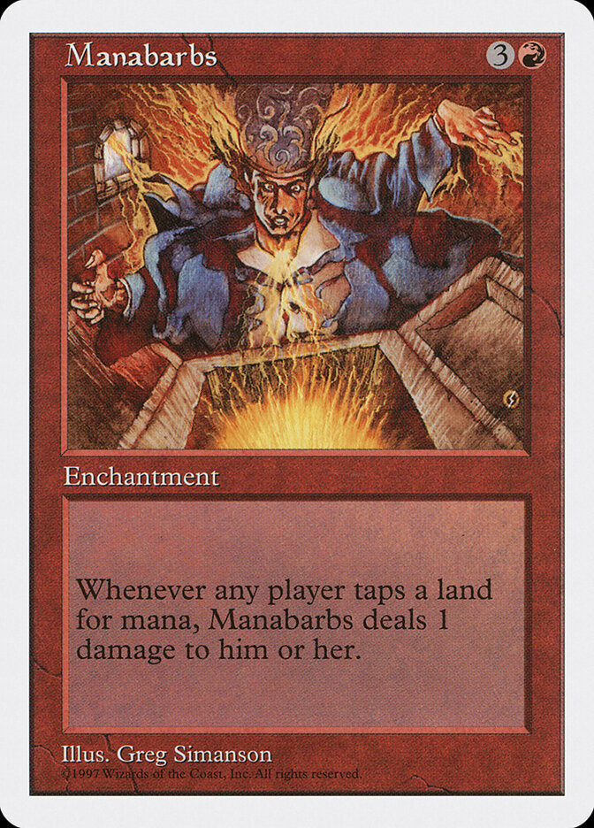 Manabarbs, Fifth Edition Card Art