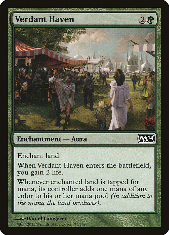 Verdant Haven, Magic 2014 Card Art