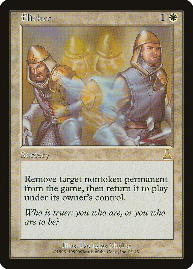 Flicker, Urza's destiny Card Art