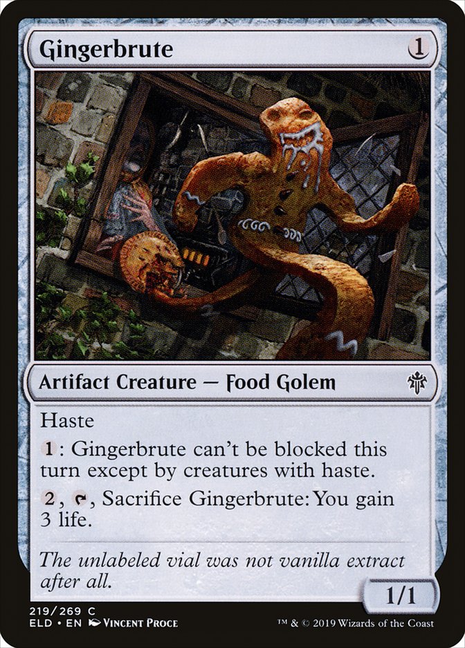 Gingerbrute, Throne of eldraine Card Art