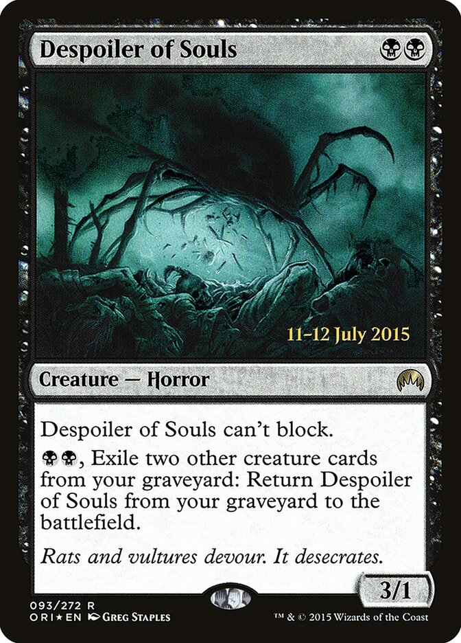 Despoiler of Souls, Magic Origins Promos Card Art