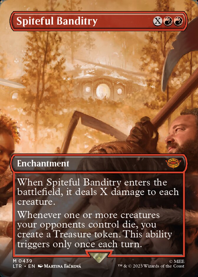 Spiteful Banditry, The Lord Of The Rings: Tales Of Middle-Earth Card Art