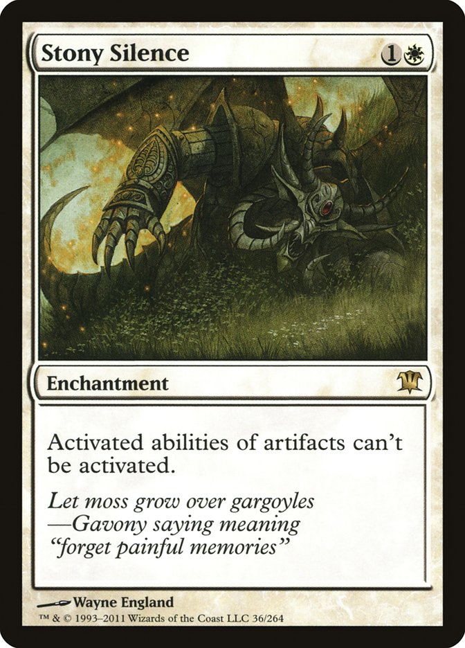 Stony Silence, Innistrad Card Art