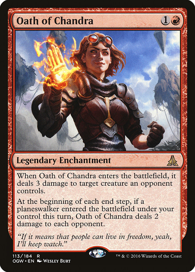 Oath of Chandra - Foil