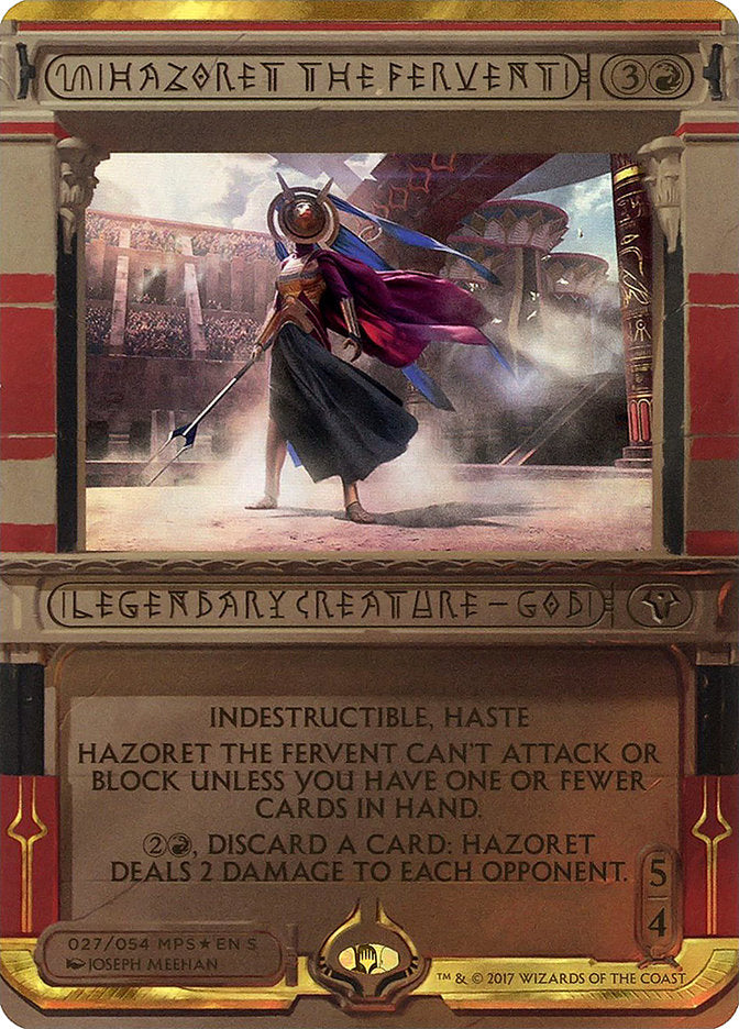 Hazoret the Fervent, Amonkhet Invocations Card Art