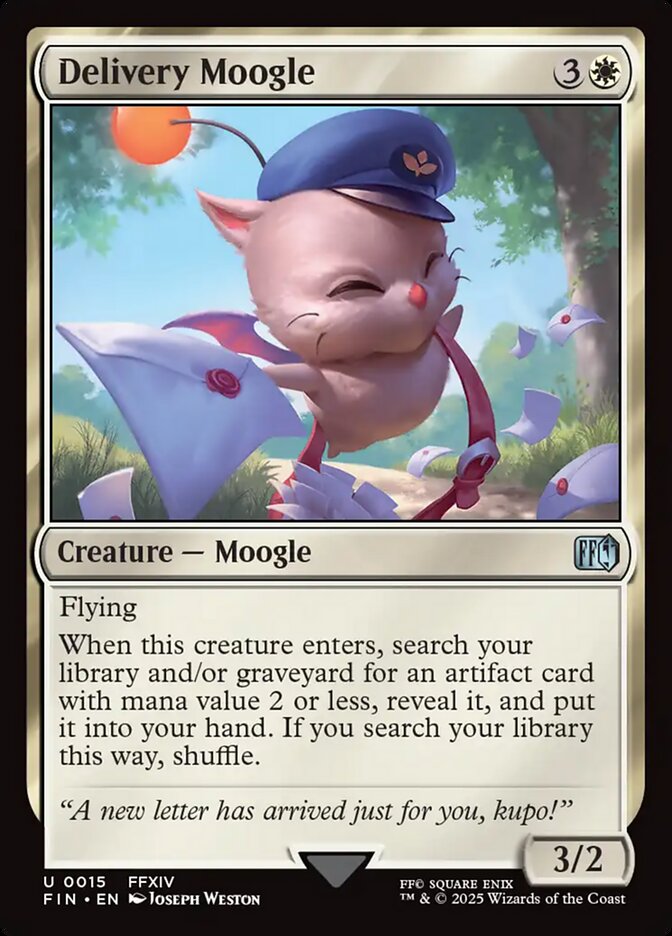 Delivery Moogle, Final fantasy Card Art