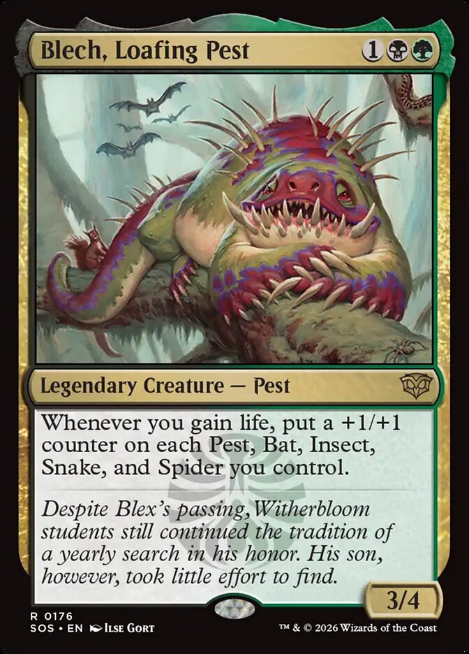 Blech, Loafing Pest, Secrets Of Strixhaven Card Art