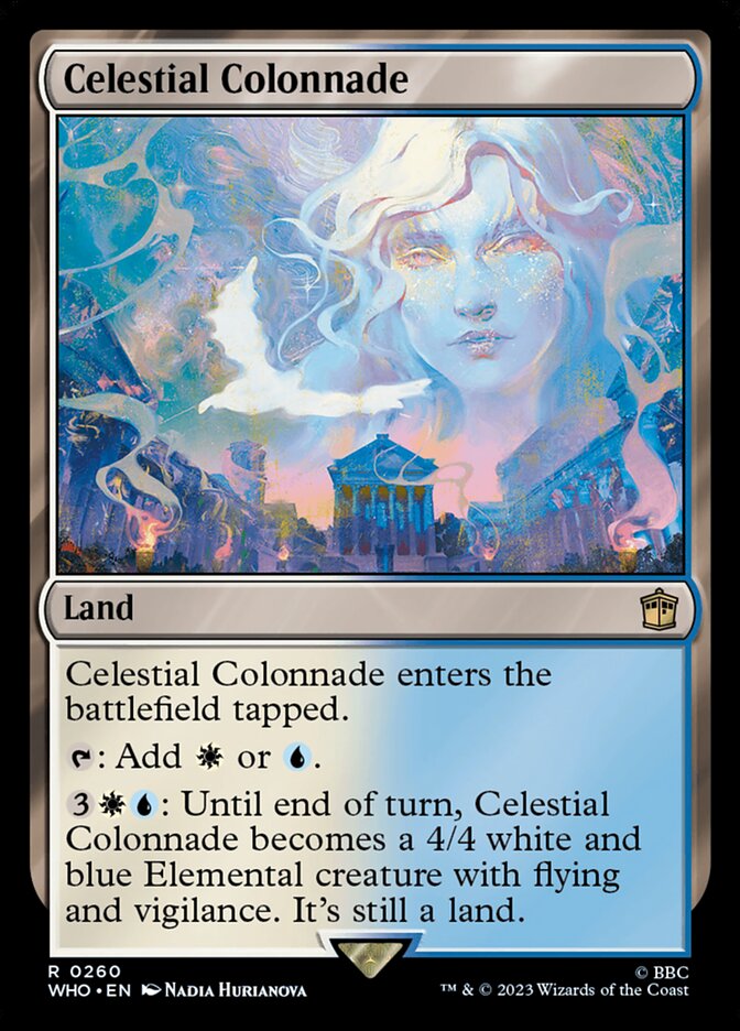 Celestial Colonnade, Doctor Who Card Art