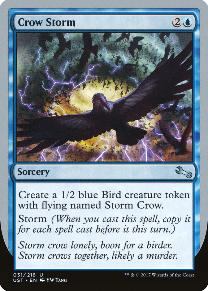Crow Storm, Unstable Card Art