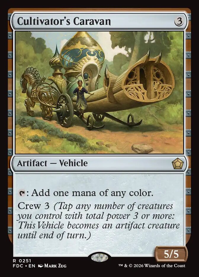 Cultivator's Caravan, Foundations Commander Card Art