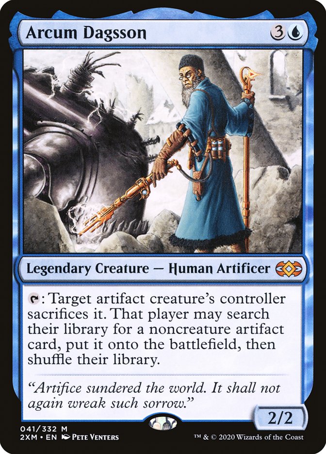 Arcum Dagsson, Double masters Card Art